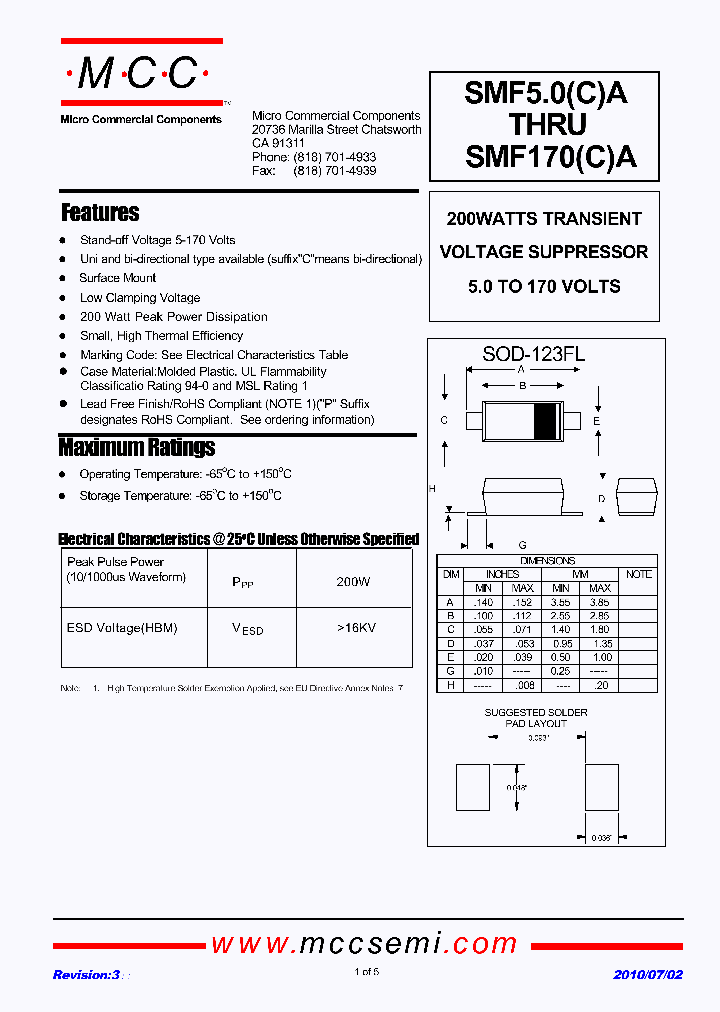 SMF18A_4560833.PDF Datasheet