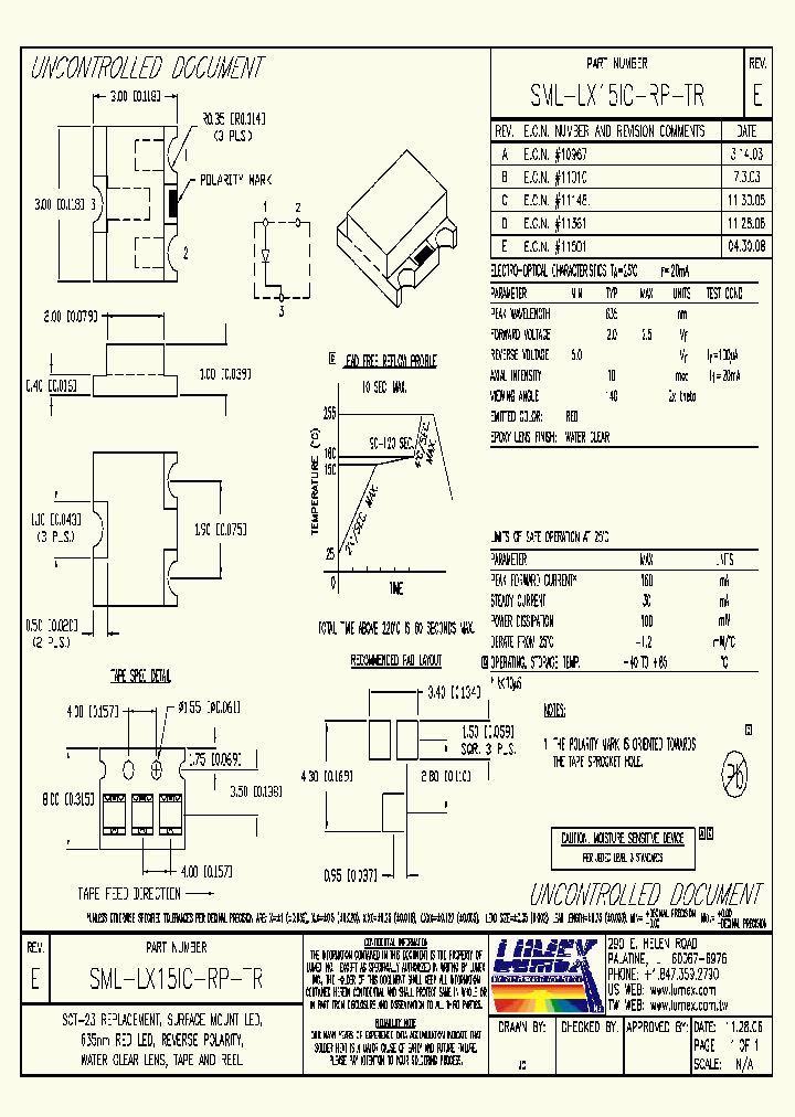 SML-LX15IC-RP-TR_4620319.PDF Datasheet