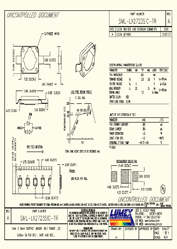 SML-LX2723SIC-TR_4391153.PDF Datasheet