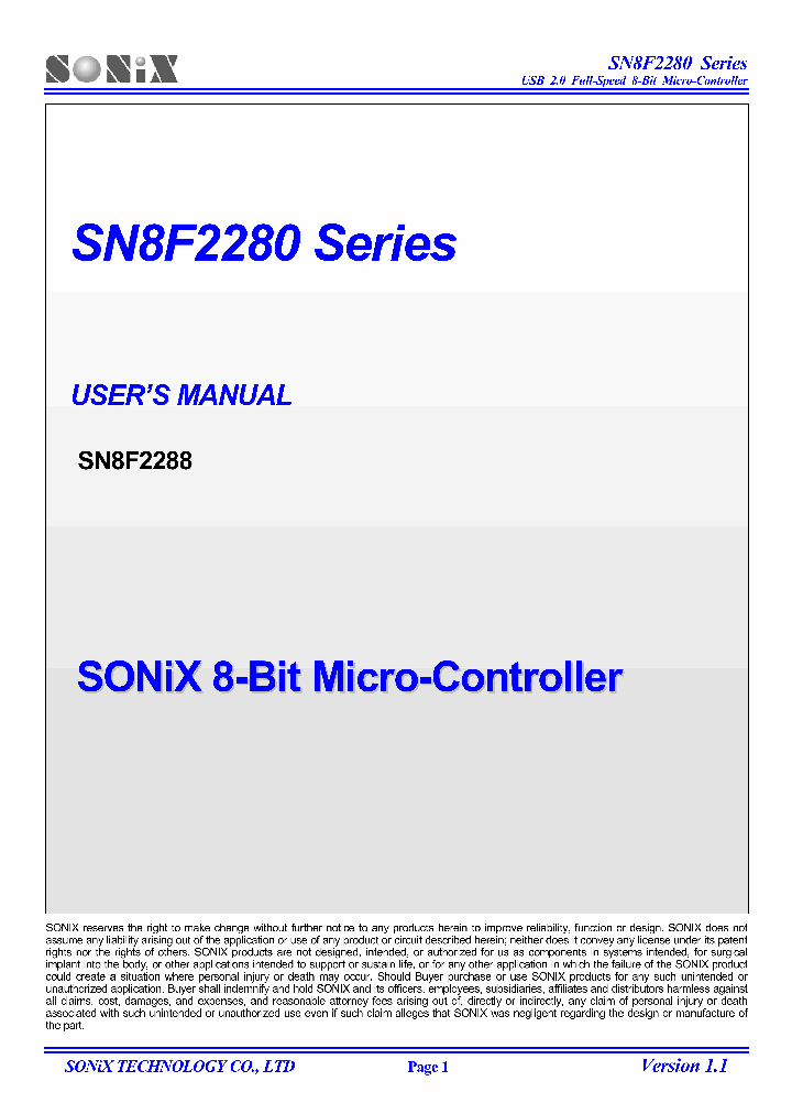 SN8F2280_4532615.PDF Datasheet