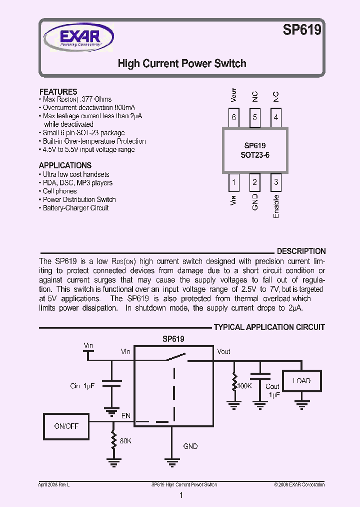 SP619EK-L_4690107.PDF Datasheet