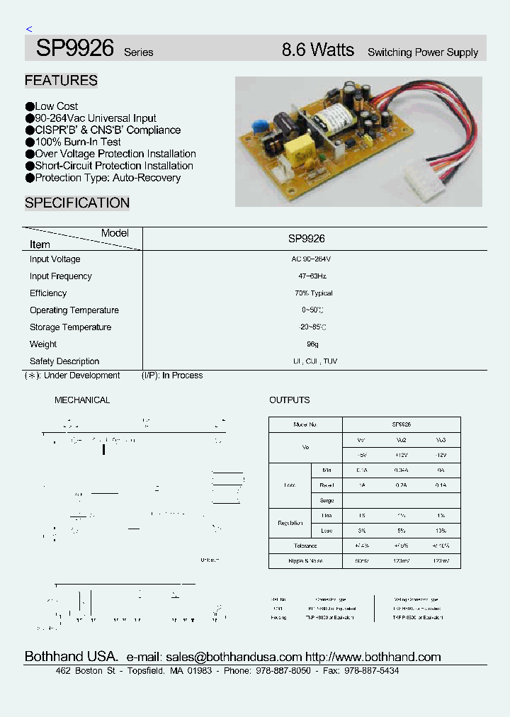 SP9926_4694335.PDF Datasheet