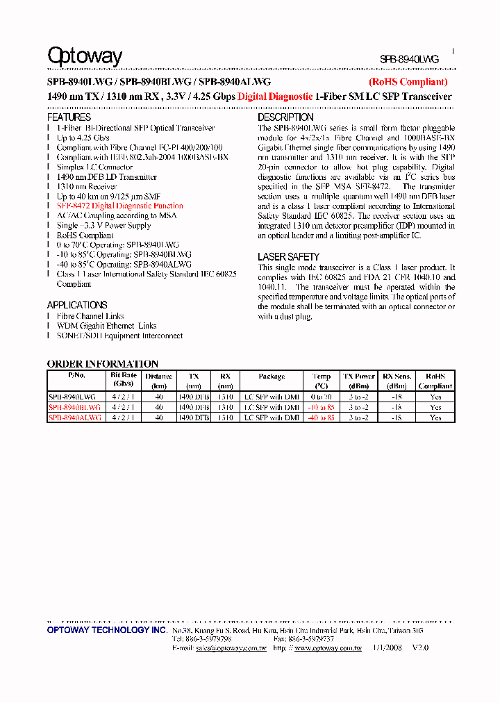 SPB-8940LWG08_4785669.PDF Datasheet