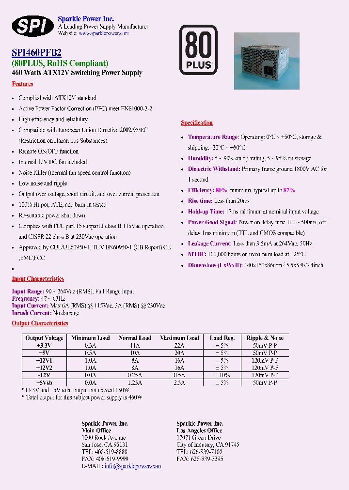 SPI460PFB2_4360871.PDF Datasheet