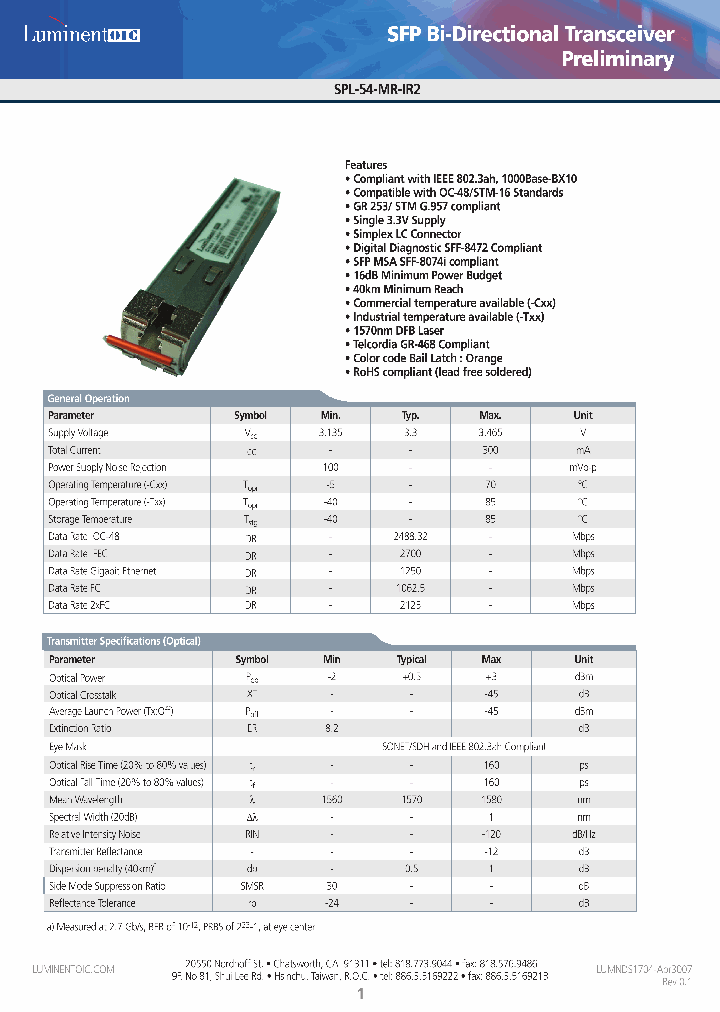 SPL-54-MR-IR2-CDA_4425622.PDF Datasheet