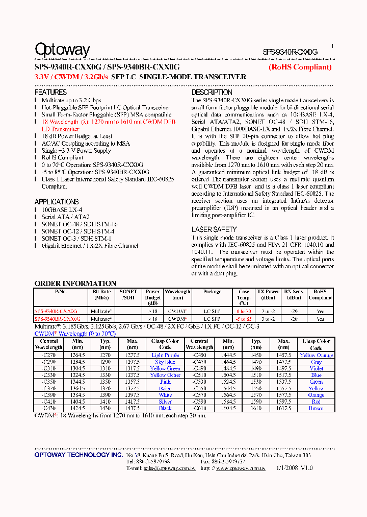 SPS-9340BR-CXX0G_4703781.PDF Datasheet