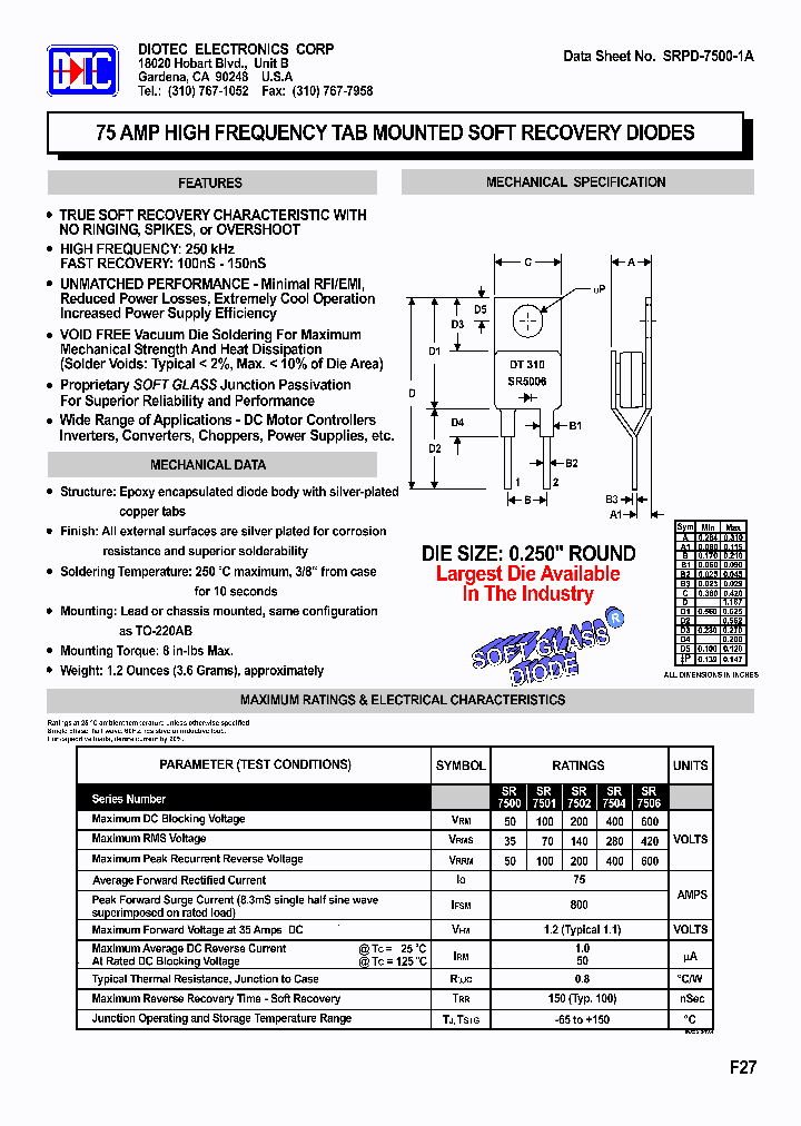 SR7500_4509791.PDF Datasheet