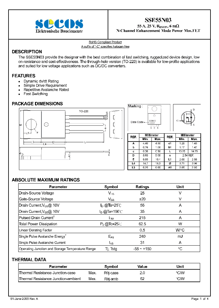 SSE55N03_4419113.PDF Datasheet