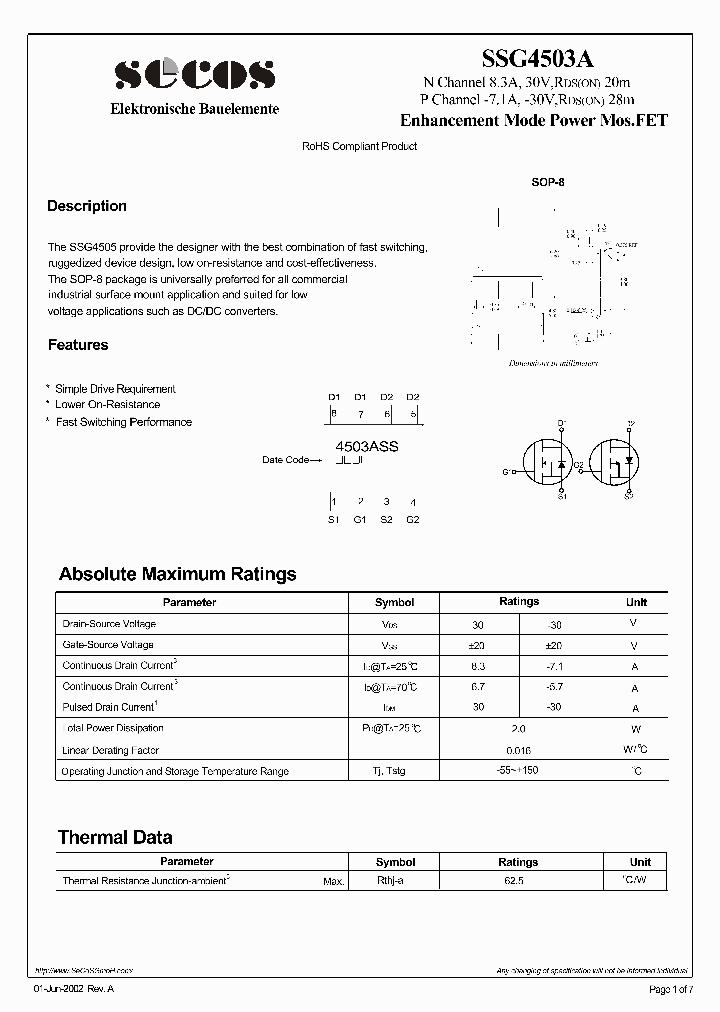 SSG4503A_4589293.PDF Datasheet