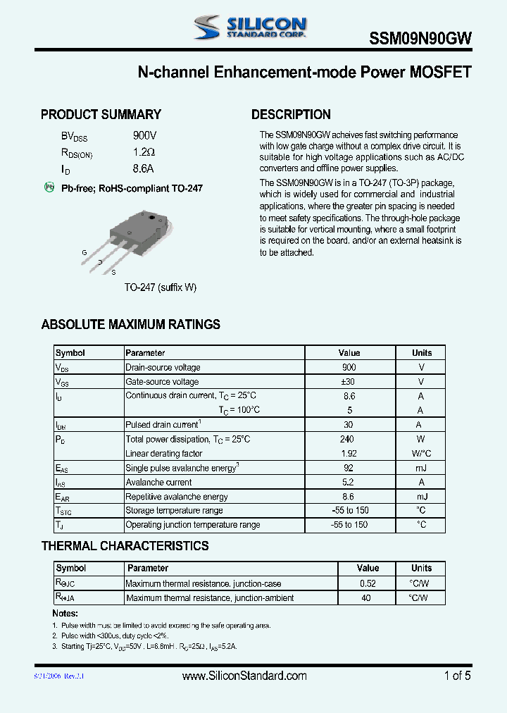 SSM09N90GW_4743418.PDF Datasheet