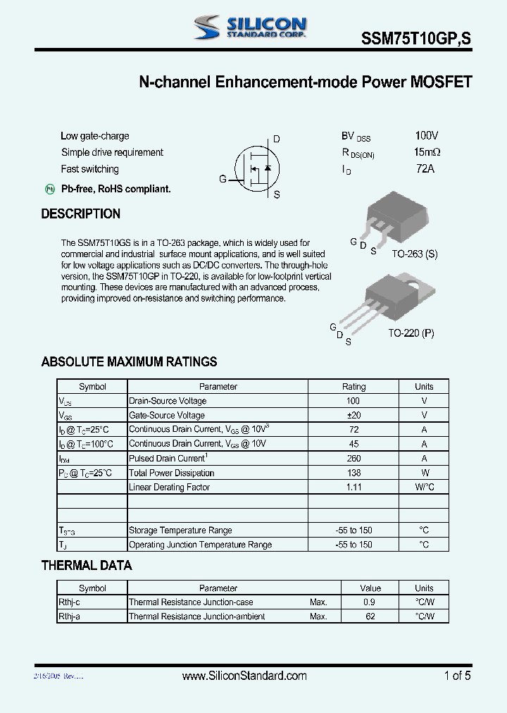 SSM75T10GP_4796479.PDF Datasheet