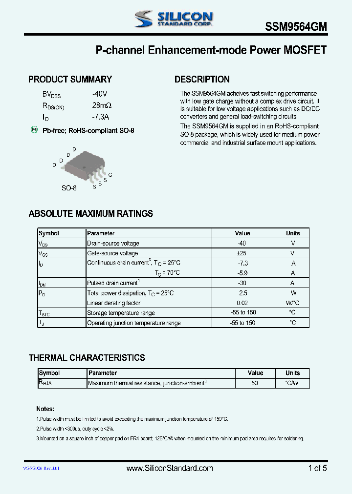 SSM9564GM_4696309.PDF Datasheet