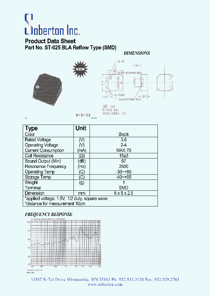 ST-025BLA_4680266.PDF Datasheet