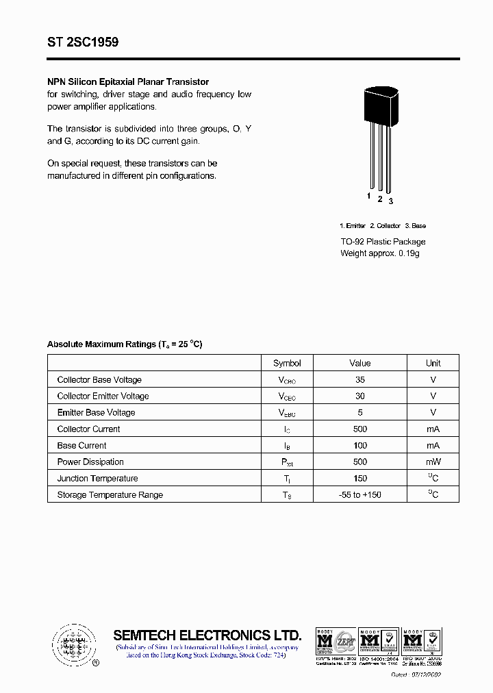 ST2SC1959_4435315.PDF Datasheet