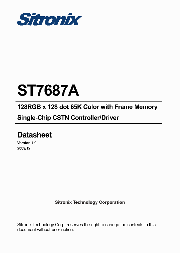 ST7687A_4637275.PDF Datasheet
