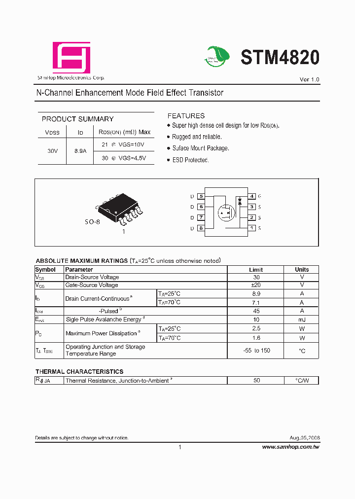 STM4820_4344767.PDF Datasheet