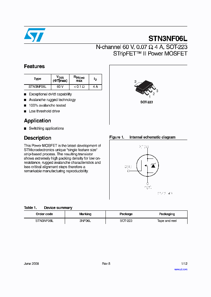STN3NF06L_4274846.PDF Datasheet