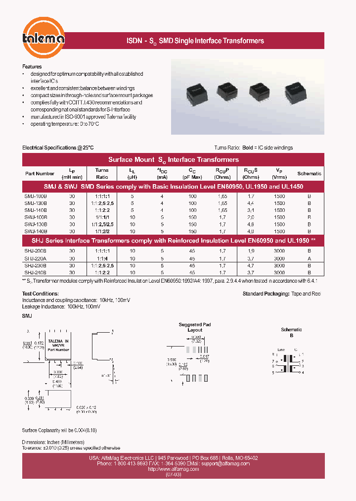 SWJ-100B_4229459.PDF Datasheet Download --- IC-ON-LINE