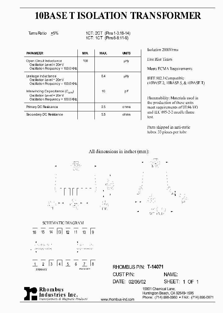 T-14071_4876320.PDF Datasheet