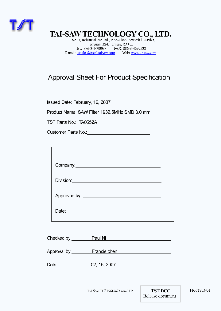 TA0652A_4680645.PDF Datasheet