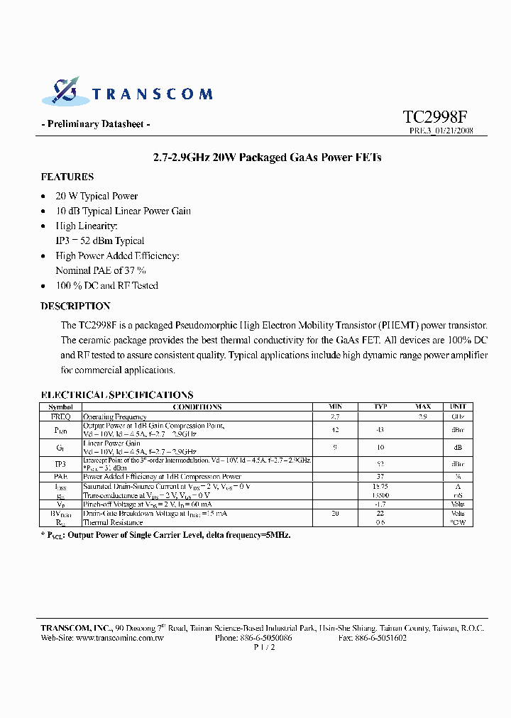 TC2998F_4470691.PDF Datasheet