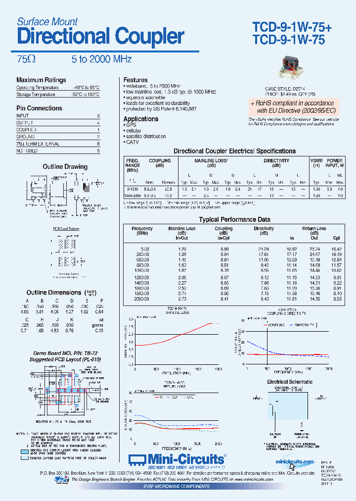 TCD-9-1W-75_4821419.PDF Datasheet
