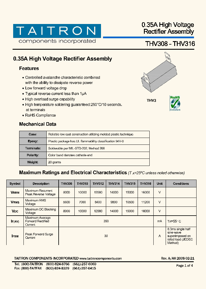 THV308_4422799.PDF Datasheet