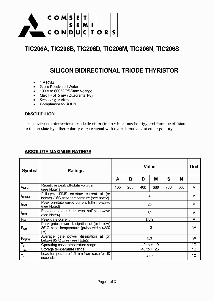 TIC206A_4673439.PDF Datasheet