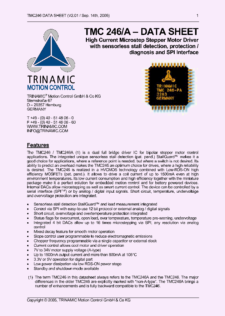 TMC246_4306085.PDF Datasheet
