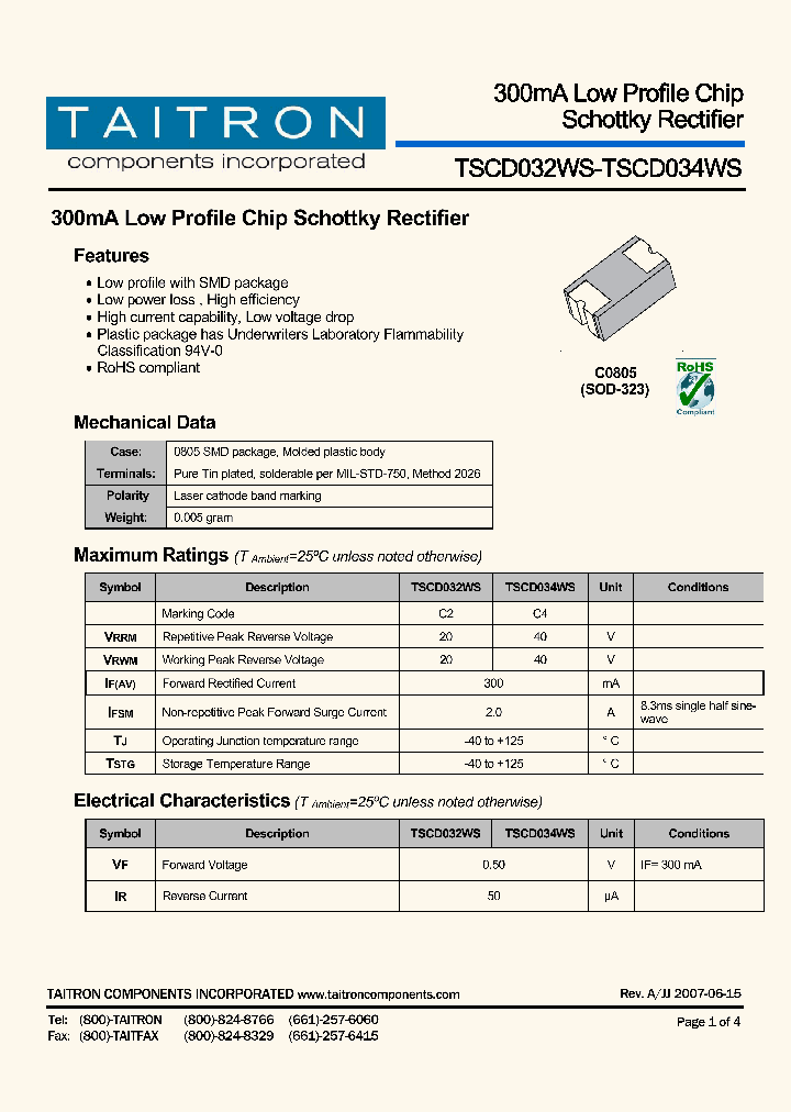 TSCD034WS_4357190.PDF Datasheet