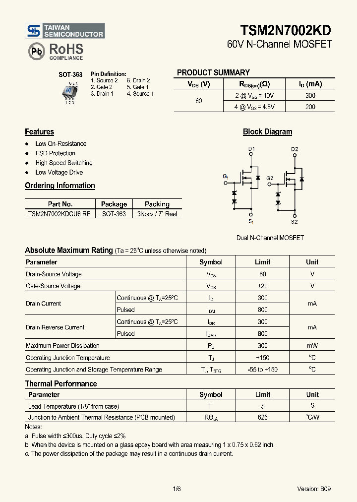 TSM2N7002KDCU6RF_4605617.PDF Datasheet