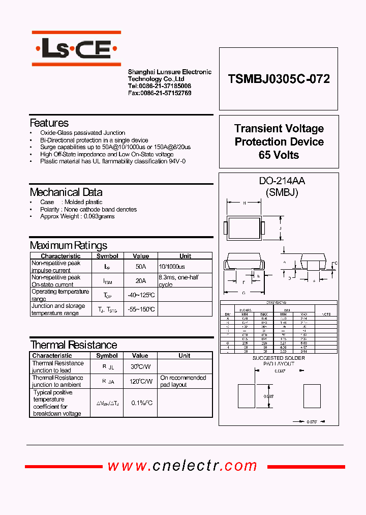 TSMBJ0305C-072_4659394.PDF Datasheet