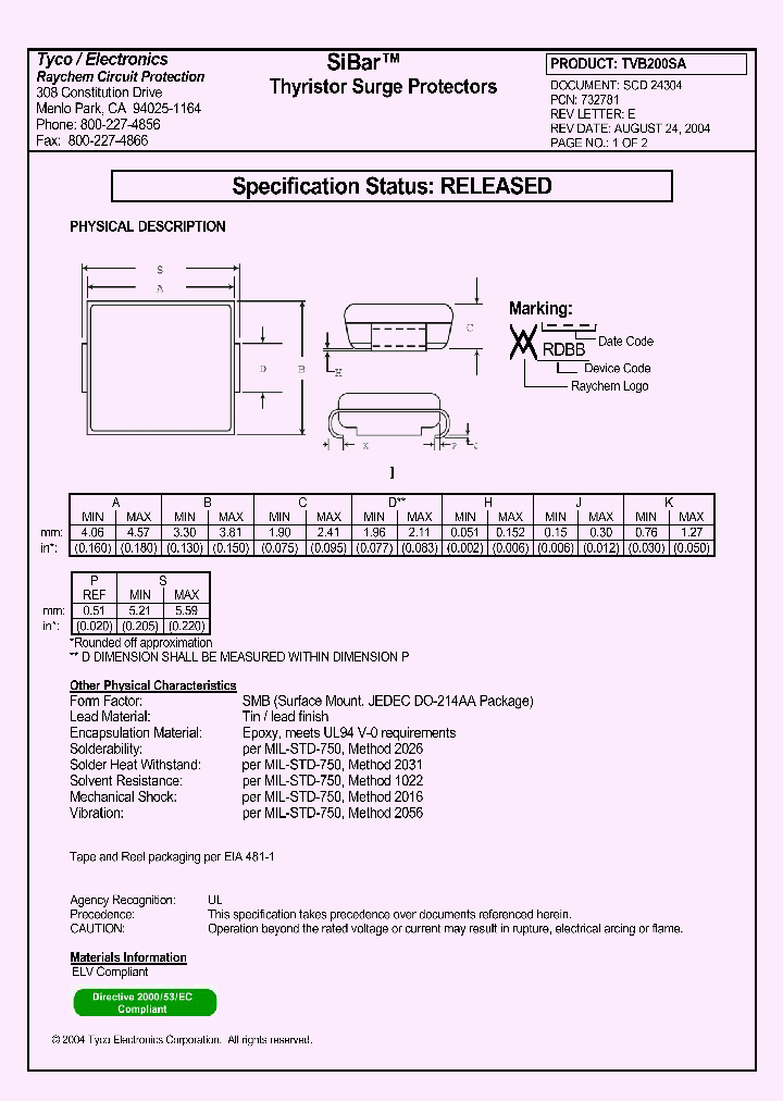 TVB200SA04_4560320.PDF Datasheet