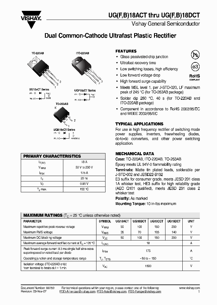 UGB18ACT_4285104.PDF Datasheet