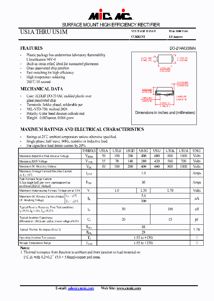US1A_4601522.PDF Datasheet