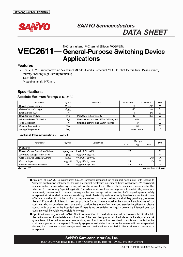 VEC2611_4386844.PDF Datasheet