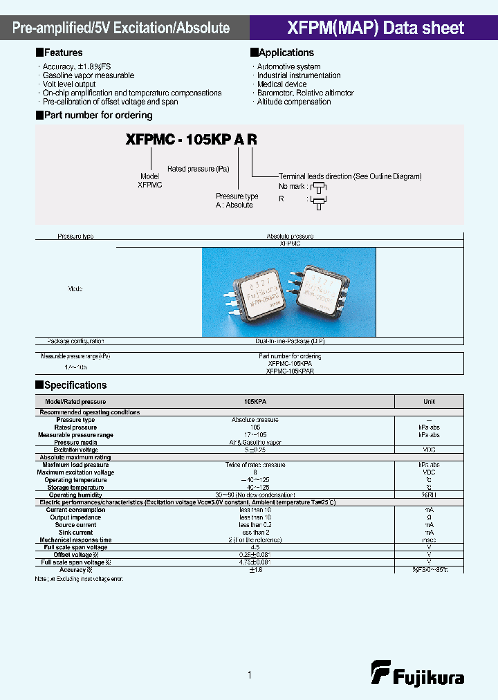 XFPMC-105KPA_4165751.PDF Datasheet