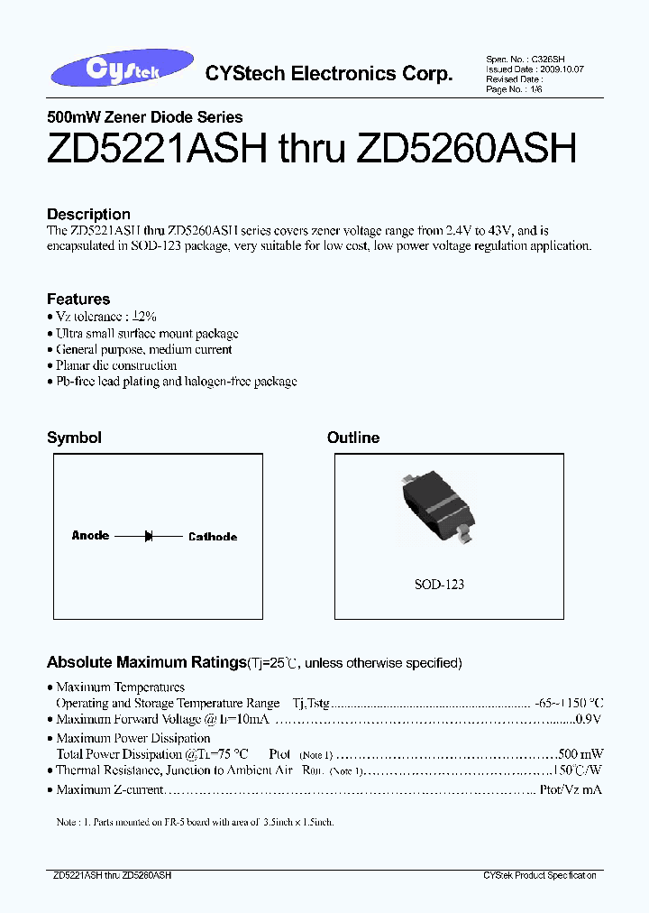 ZD5229A_4527490.PDF Datasheet