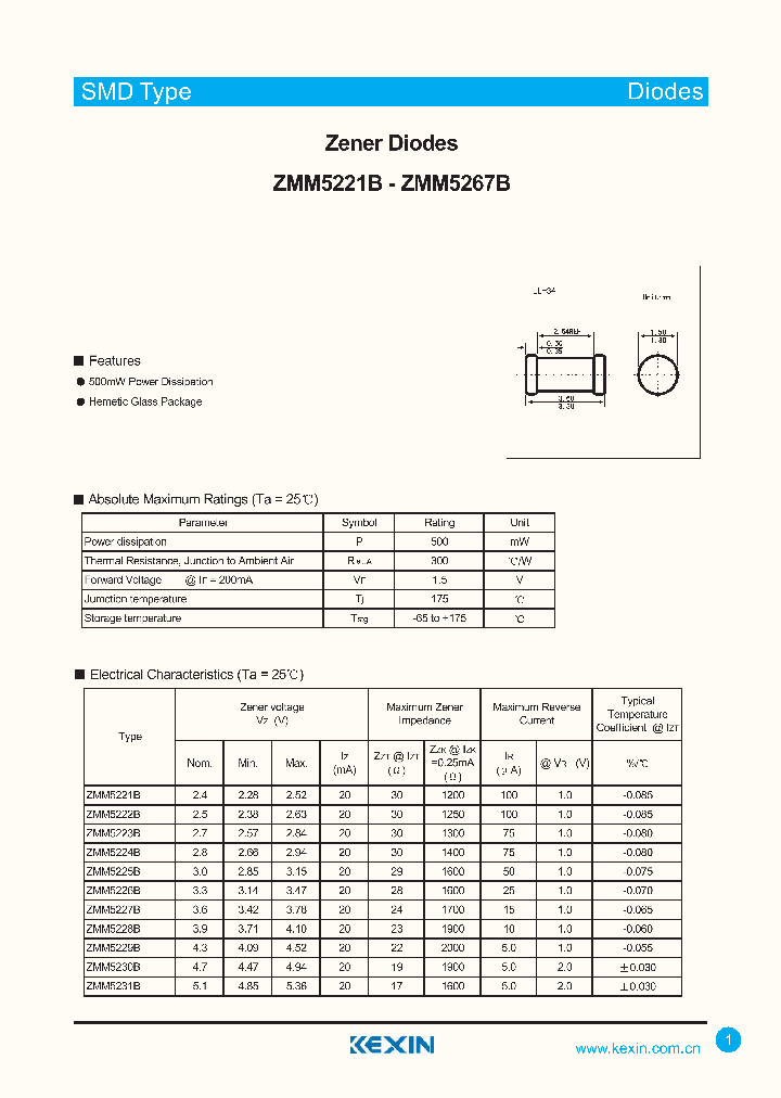 ZMM5230B_4277328.PDF Datasheet