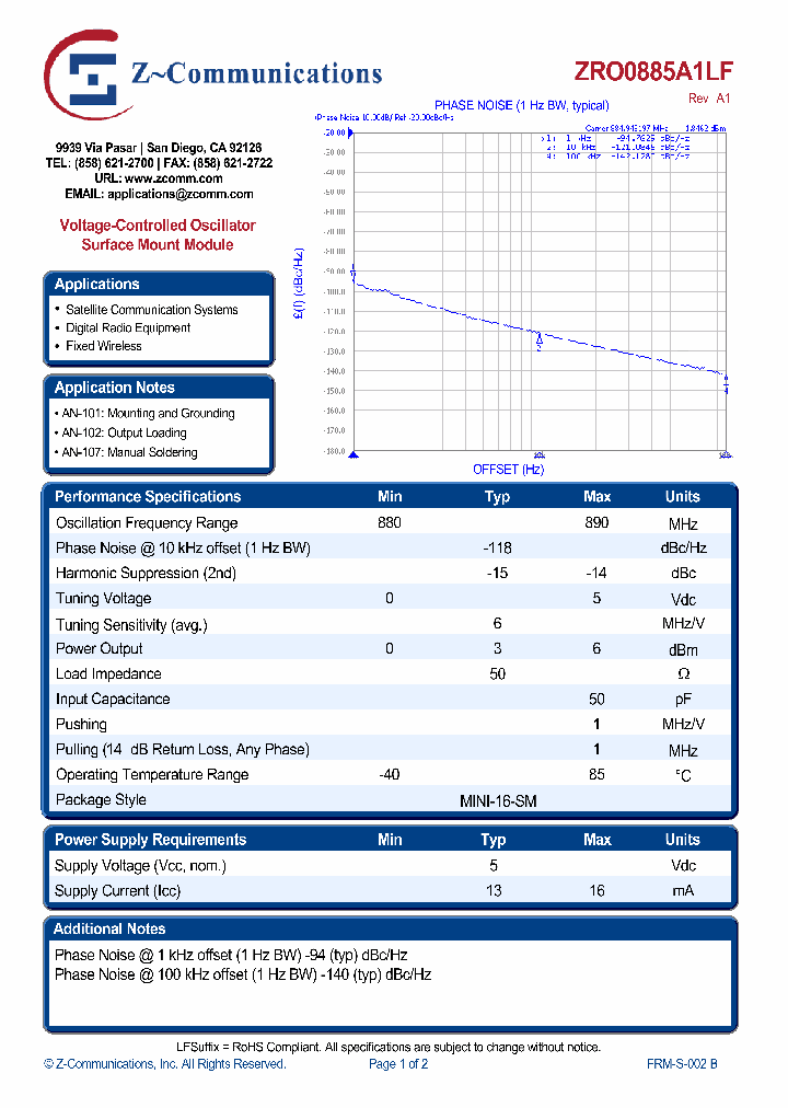 ZRO0885A1LF_4841069.PDF Datasheet