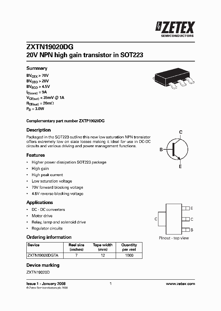 ZXTN19020D_4788474.PDF Datasheet