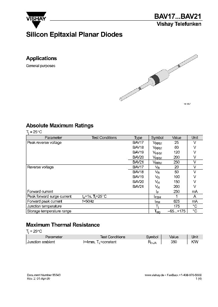 BAV1721_975510.PDF Datasheet