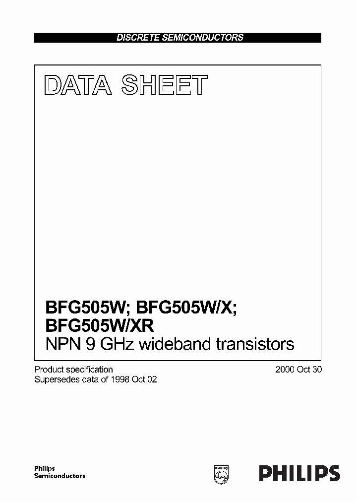 BFG505WWXWXR4_976022.PDF Datasheet