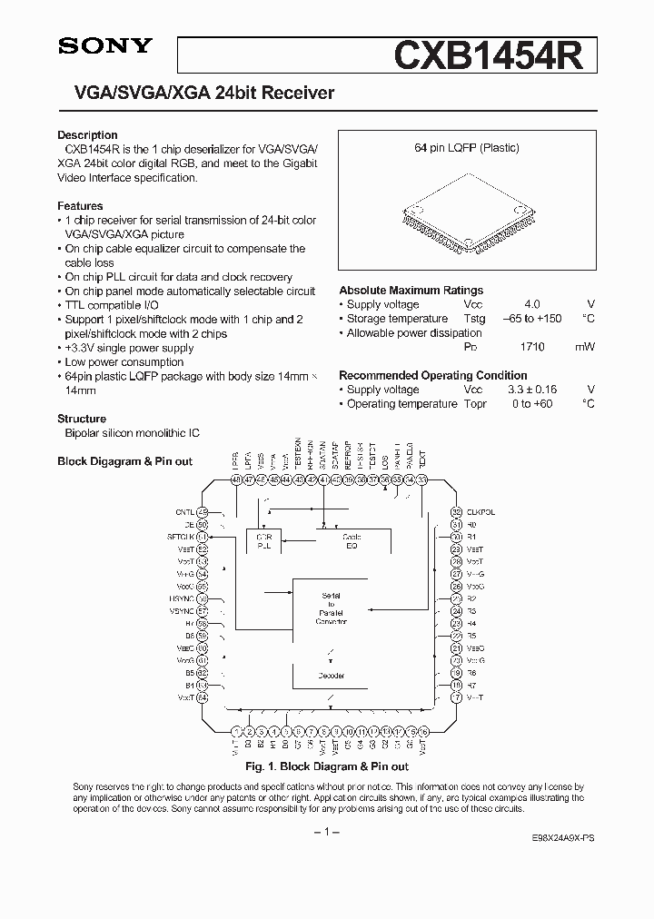 CXB1454R_978229.PDF Datasheet
