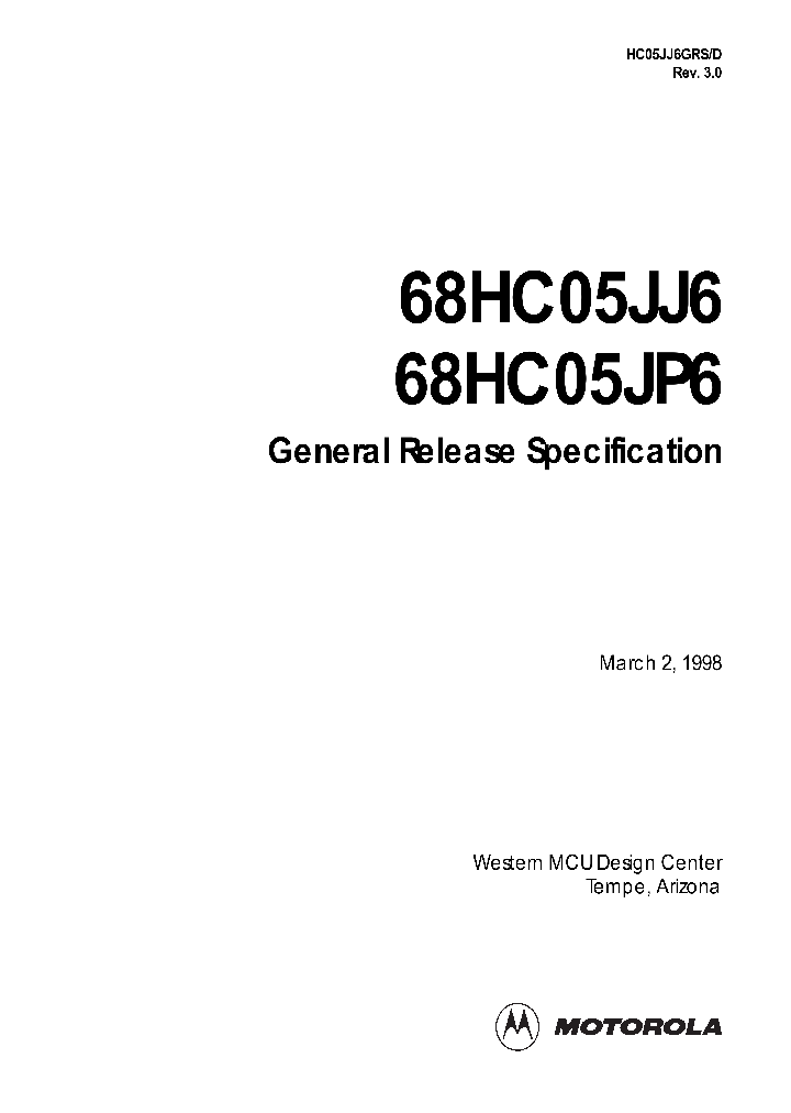 HC05JJ6GRS_986007.PDF Datasheet