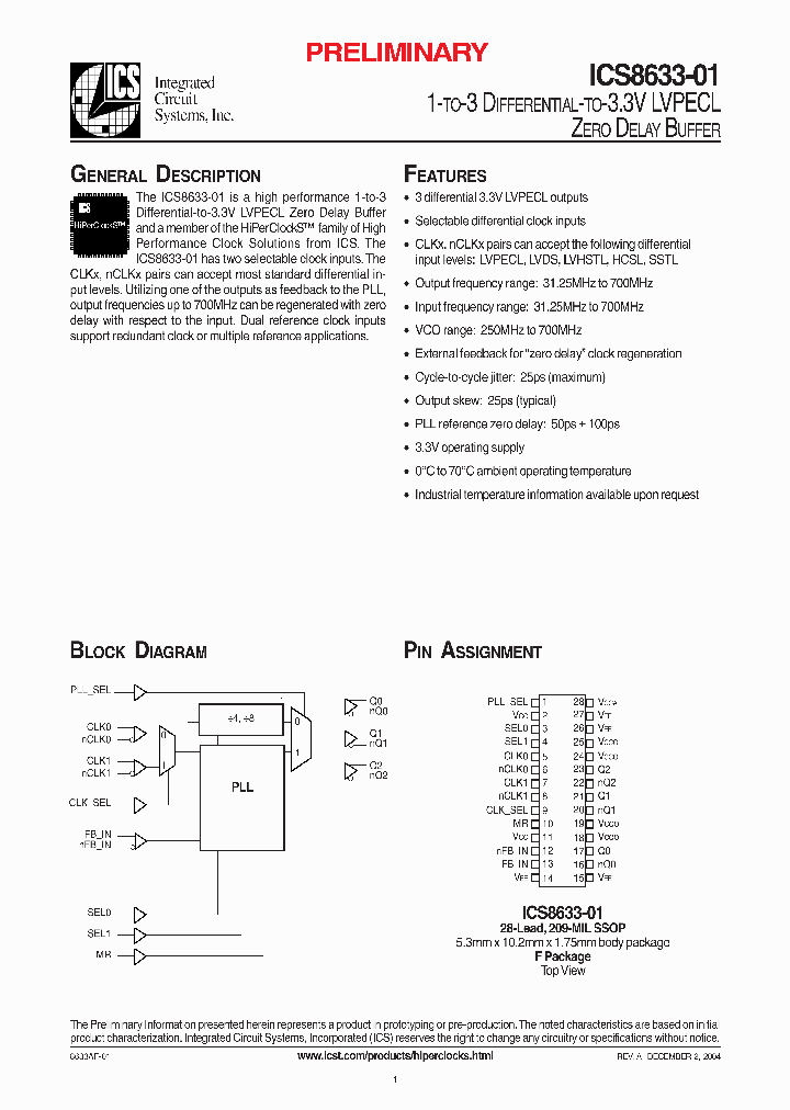 ICS8633-01_986889.PDF Datasheet