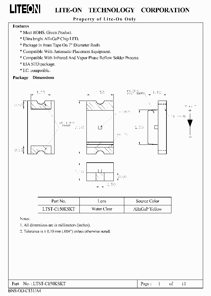 LTST-C150KSKT_989224.PDF Datasheet