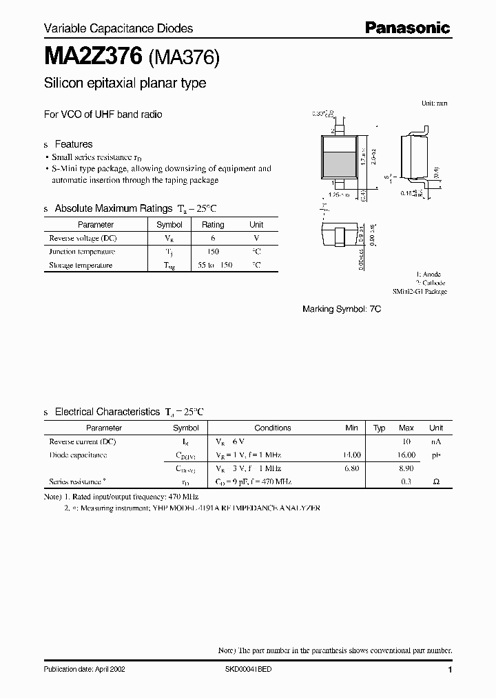 MA2Z376_989868.PDF Datasheet