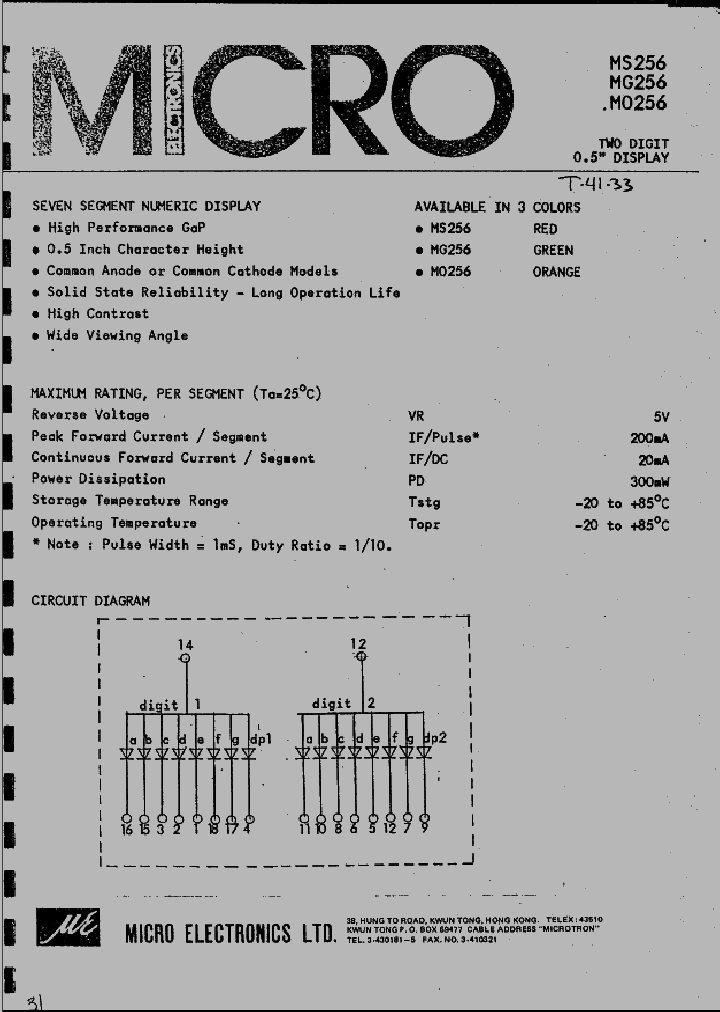 MG256_991219.PDF Datasheet