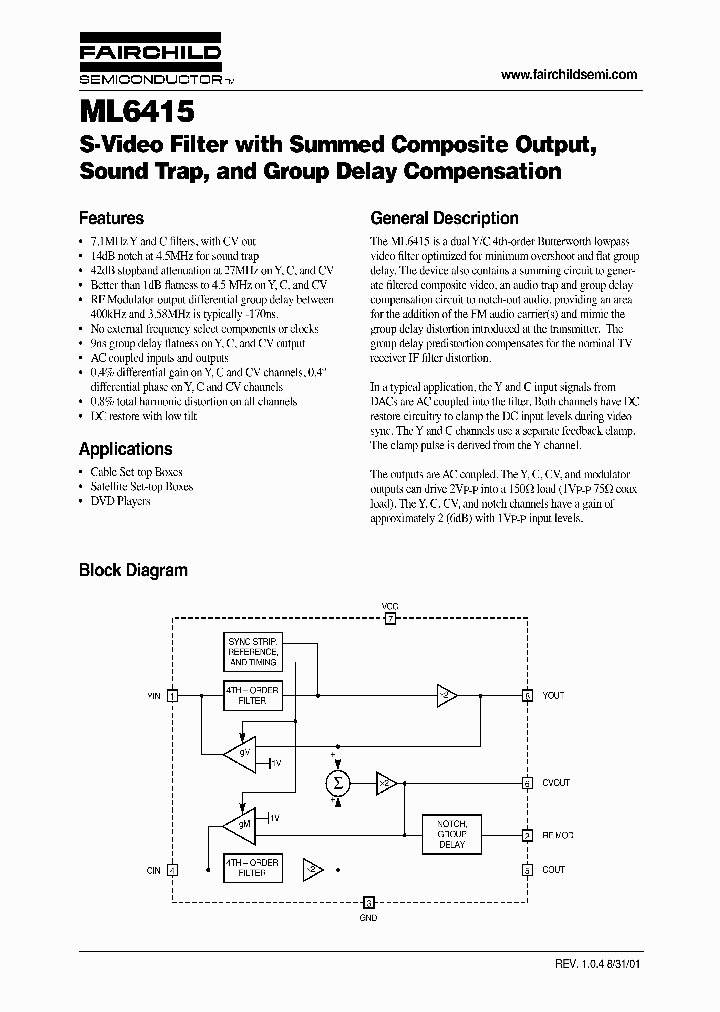 ML6415_991469.PDF Datasheet